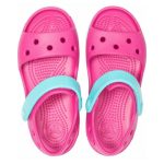 Crocs Παιδικά Ανατομικά Παπουτσάκια Θαλάσσης Crocband Φούξια - Image 3