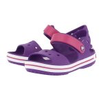 Crocs Παιδικά Ανατομικά Παπουτσάκια Θαλάσσης Crocband Μωβ - Image 4