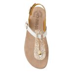 Fantasy Sandals Marlena: Δερμάτινα Ανατομικά Σανδάλια σε Rose Gold S9005-MD - Image 4