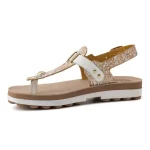 Fantasy Sandals Marlena: Δερμάτινα Ανατομικά Σανδάλια σε Rose Gold S9005-MD - Image 3