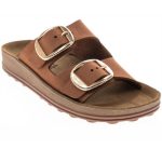 S310 Fantasy Sandals Despoina Δερμάτινα Γυναικεία Σανδάλια Aragosta Brush - Image 3