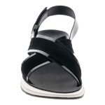 Fantasy Sandals Thelma Καλοκαιρινές Γυναικείες Πλατφόρμες Μαύρες S82 - Image 4