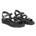 Ragazza Καλοκαιρινές Γυναικείες Πλατφόρμες 0608 μαύρο δέρμα - Image 4