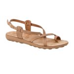 S406 Fantasy Sandals Δερμάτινα Γυναικεία Σανδάλια Ανατομικά σε ταμπά χρώμα - Image 5