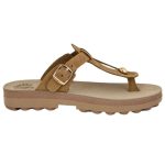 Fantasy Sandals Δερμάτινα Γυναικεία Σανδάλια Ανατομικά Mirabella Olive S9004_O
