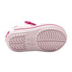 Crocs Παιδικά Ανατομικά Παπουτσάκια Θαλάσσης Crocband Λευκά - Image 5