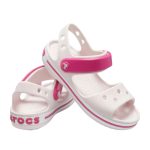 Crocs Παιδικά Ανατομικά Παπουτσάκια Θαλάσσης Crocband Λευκά - Image 7