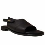 Δερμάτινα Χαμηλά Πέδιλα Με Σκρατς Κούμπωμα Harris 682-1084 – Μαύρο - Image 3