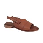 Δερμάτινα Χαμηλά Πέδιλα Με Σκρατς Κούμπωμα Harris 682-1084 – Ταμπά - Image 3