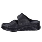 Δερμάτινη Γυναικεία Μαύρη Παντόφλα Safe Step 92712 - Image 3