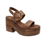 Γυναικεία Πέδιλα 706-4322 σε χρώμα πούρο - Image 3