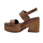 Γυναικεία Πέδιλα 706-4322 σε χρώμα πούρο - Image 4