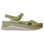 Γυναικεία πέδιλα της εταιρείας Safe Step σε πράσινο χρώμα