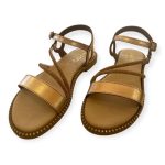 Γυναικείες Παντόφλες Harris 720-1168 σε χρώμα χαλκού - Image 4