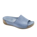 Γυναικείο mule Safe Step σε μπλε χρώμα - Image 3