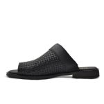 Harris Δερμάτινα Γυναικεία Σανδάλια σε Μαύρο Χρώμα 185-1084 - Image 3