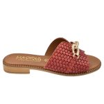 Harris Γυναικεία Σανδάλια σε Κόκκινο Χρώμα - Image 7