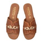 Harris Γυναικεία Σανδάλια σε Ταμπά Χρώμα - Image 3