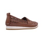 Safe Step δερμάτινο γυναικείο μοκασίνι ταμπά - Image 3