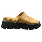 Safe Step Γυναικεία δερμάτινη ταμπά πλατφόρμα