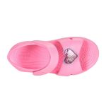 Crocs Παιδικά Ανατομικά Παπουτσάκια Θαλάσσης Classic Crosss Trap Charm Ροζ - Image 5