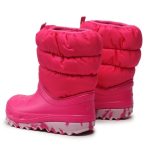 Crocs Classic Neo Puff Παιδικά Μποτάκια Χιονιού Φούξια T 207683 6X0 - Image 5