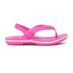 Crocs Παιδικές Σαγιονάρες Flip Flops για Κορίτσια ροζ Crocband Strap Flip K