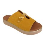 Ragazza Καλοκαιρινές Γυναικείες Πλατφόρμες σε Στυλ Παντόφλας Κίτρινες - Image 6