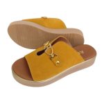 Ragazza Καλοκαιρινές Γυναικείες Πλατφόρμες σε Στυλ Παντόφλας Κίτρινες - Image 5