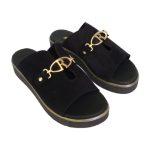 Ragazza Καλοκαιρινές Γυναικείες Πλατφόρμες σε Στυλ Παντόφλας Μαύρες - Image 3