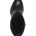 Tamaris μαύρες ψηλές (βαριές) μπότες 1-25515-41-001 ματ δέρμα - Image 4