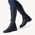 Tamaris μαύρες ψηλές (βαριές) μπότες 1-25538-41-020 - Image 4