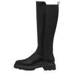 Tamaris μαύρες ψηλές (βαριές) μπότες 1-25604-41 001 - Image 3