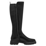 Tamaris μαύρες ψηλές (βαριές) μπότες 1-25604-41 001