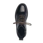 Tamaris δερμάτινα μποτάκια μαύρα - Image 7