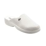 Comfy Anatomic 514 Ανατομικές Δερμάτινες Γυναικείες Παντόφλες σε Λευκό Χρώμα