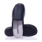 Comfy Anatomic 514 Ανατομικές Δερμάτινες Γυναικείες Παντόφλες σε Μπλε Χρώμα - Image 5