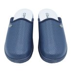 Comfy Anatomic 514 Ανατομικές Δερμάτινες Γυναικείες Παντόφλες σε Μπλε Χρώμα - Image 6