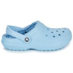Crocs Classic Lined Χειμερινές Γυναικείες Παντόφλες σε Μπλε Χρώμα