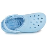 Crocs Classic Lined Χειμερινές Γυναικείες Παντόφλες σε Μπλε Χρώμα - Image 4