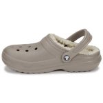 Crocs Κλειστές Χειμερινές Γυναικείες Παντόφλες Μπεζ - Image 3