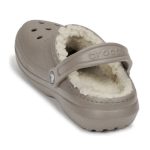 Crocs Κλειστές Χειμερινές Γυναικείες Παντόφλες Μπεζ - Image 5