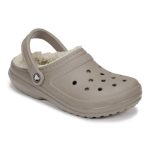 Crocs Κλειστές Χειμερινές Γυναικείες Παντόφλες Μπεζ - Image 7