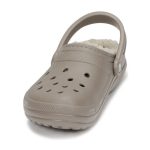 Crocs Κλειστές Χειμερινές Γυναικείες Παντόφλες Μπεζ - Image 8