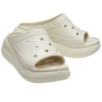 CROCS Ψηλές Πλατφόρμες CLASSIC CRUSH SLIDE Bone 208731-2Y2 - Image 3