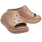 CROCS Ψηλές Πλατφόρμες CLASSIC CRUSH SLIDE Cork 208731-2CC - Image 3