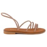 Γυναικεία Δερμάτινα Σανδάλια Χαλκός Ragazza 01122 Copper
