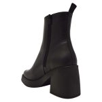 Ragazza Δερμάτινα Γυναικεία Μποτάκια Μαύρα - Image 5