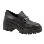 Ragazza Δερμάτινες Γόβες με Χοντρό Μεσαίο Τακούνι Μαύρες 0595 - Image 3