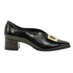 Ragazza Γόβες από Λουστρίνι με Χαμηλό Τακούνι Μαύρες